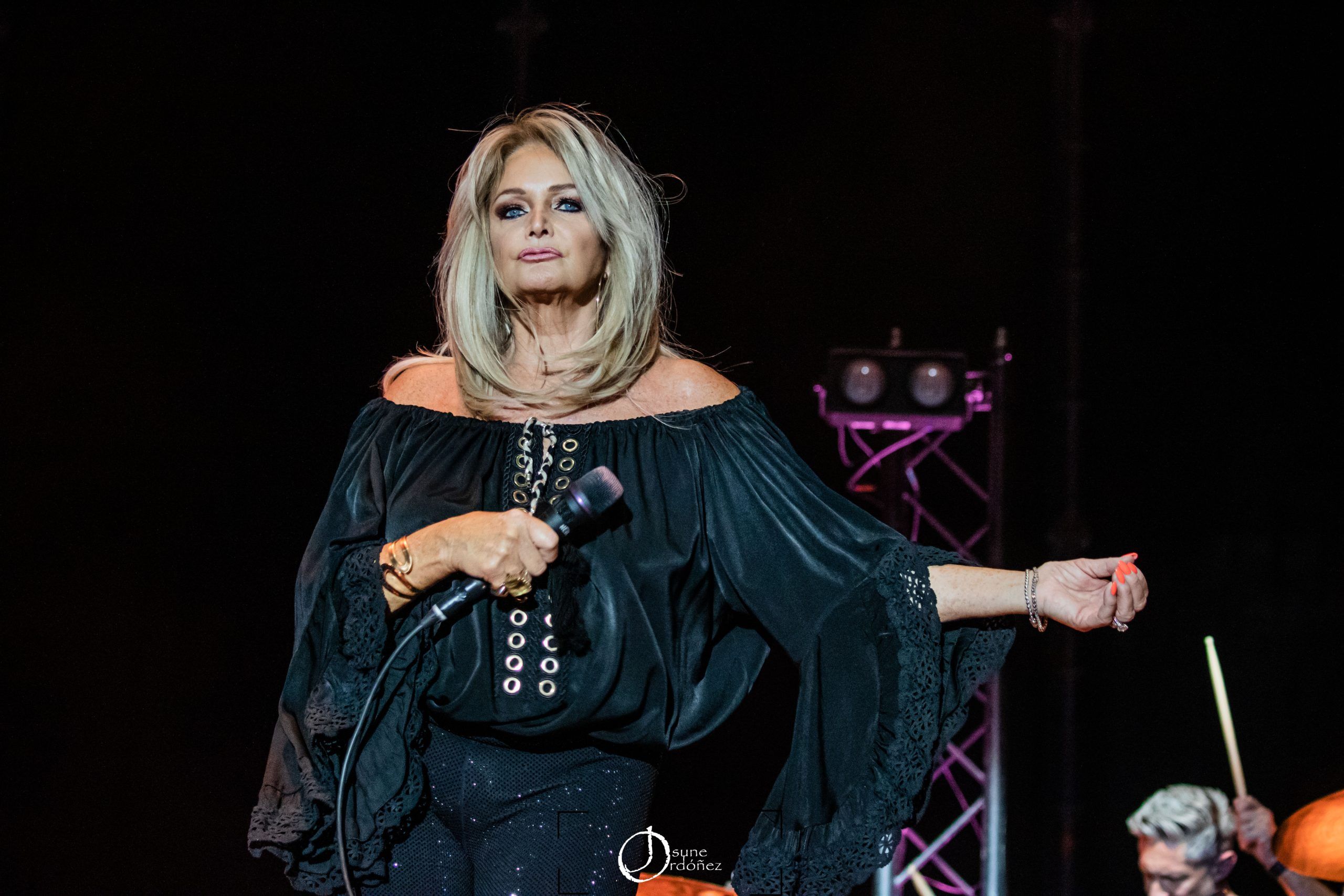 Bonnie Tyler en el Push Play Festival. Fotografías: Josune Ordóñez